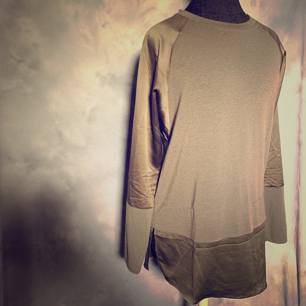 Zara Collection Olive Green Long Sleeve Sweater